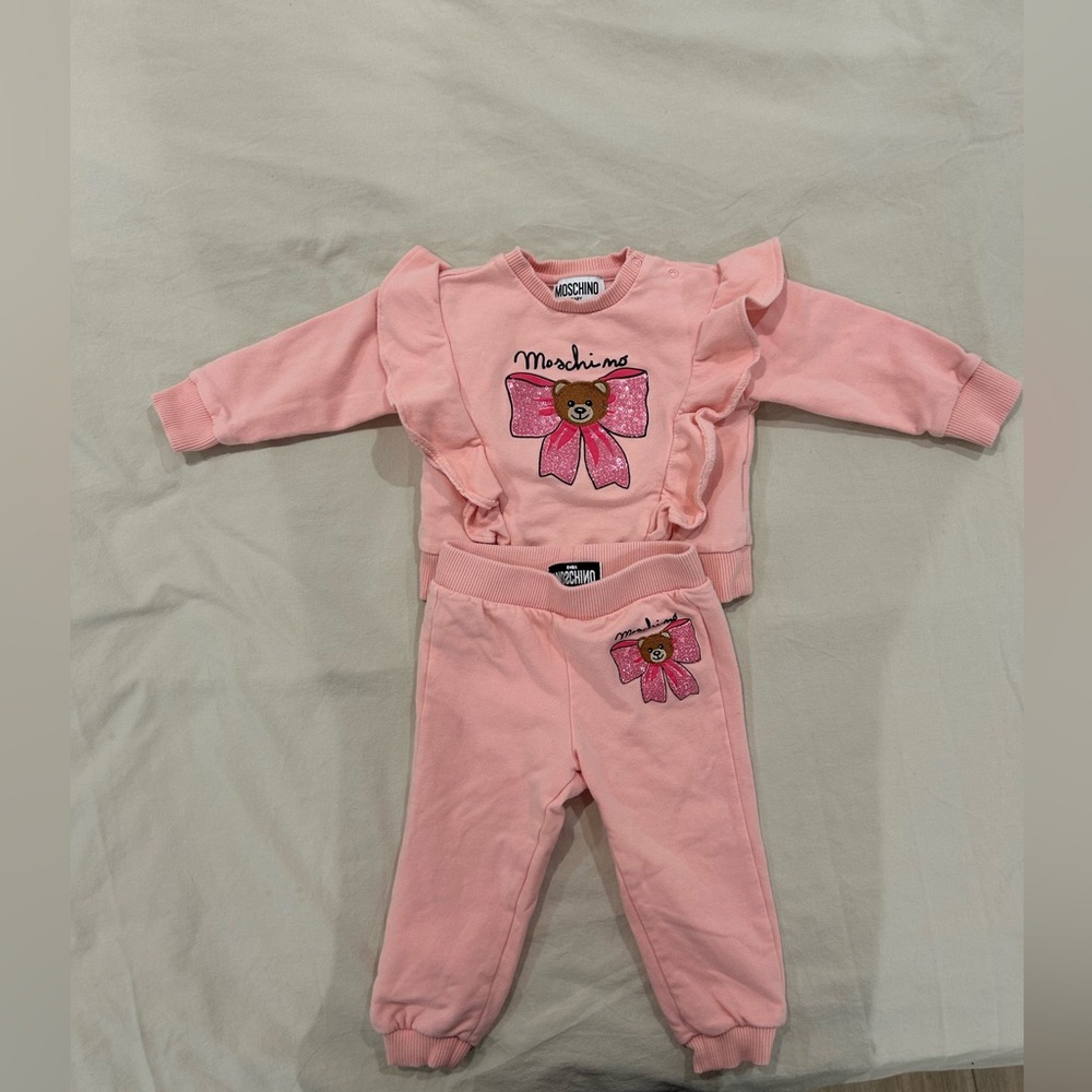 Moschino baby 2 piece suite